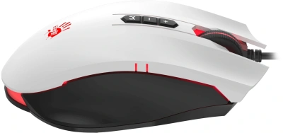 Мышь A4Tech Bloody ES7 белый оптическая 6000dpi USB 8but (RS7 PANDA WHITE)