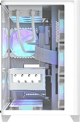 Корпус Formula Crystal U2 белый без БП ATX 1xUSB2.0 1xUSB3.0 1xUSB3.1 audio bott PSU