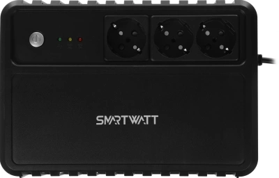 Источник бесперебойного питания Smartwatt Safe 600Вт 1000ВА черный