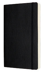 Блокнот Moleskine CLASSIC SOFT EXPENDED QP617EXP Large 130х210мм 400стр. клетка мягкая обложка черный