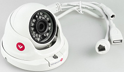 Камера видеонаблюдения IP Trassir TR-D8121IR2 3.6-3.6мм цв. корп.:белый (TR-D8121IR2 (3.6 MM))