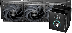 Система водяного охлаждения Thermalright Stream Vision 360 Soc-AM5/AM4/1200/1700/1851 черный 4-pin 28.1dB Al LCD Ret (S-VISION-360-BL)
