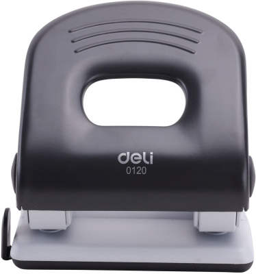 Дырокол Deli PRO E0120 макс.:40лист. металл ассорти отв.:2 с линейкой