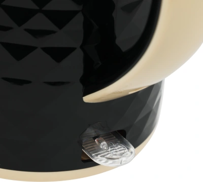 Чайник электрический Centek CT-0025 1.8л. 2000Вт черный/бежевый корпус: металл/пластик (CT-0025 BLACK)