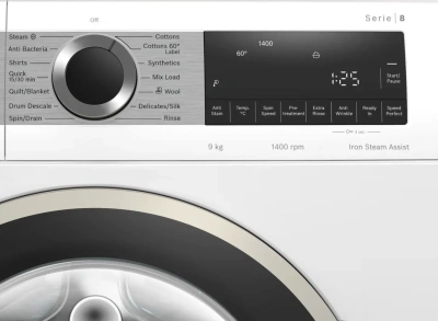 Стиральная машина Bosch Serie 4 WGA24400ME пан.англ. класс: A+++ загр.фронтальная макс.:9кг белый инвертер