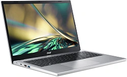 Ноутбук Acer Aspire 3 A315-510P-3374 Core i3 N305 8Gb SSD256Gb Intel UHD Graphics 15.6" IPS FHD (1920x1080) без ОС silver WiFi BT Cam (NX.KDHCD.007)