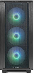 Корпус Lian-Li Lancool III RGB черный без БП ATX 10x120mm 3x140mm 2xUSB3.0 audio bott PSU