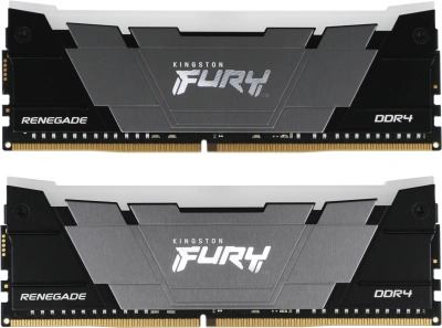 Память DDR4 2x16GB 3600MHz Kingston KF436C16RB12AK2/32 Fury Renegade RGB RTL Gaming PC4-28800 CL16 DIMM 288-pin 1.35В dual rank с радиатором Ret