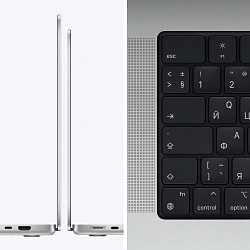 Ноутбук Apple MacBook Pro A2485 M1 Pro 10 core 16Gb SSD1Tb/16 core GPU 16.2" Liquid Retina XDR (3456x2234) macOS silver WiFi BT Cam (MK1F3RU/A)