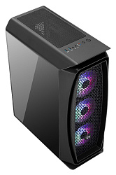 ПК IRU Game 520B5 MT Ryzen 5 5600X (3.7) 16Gb SSD1Tb RTX3060Ti 8Gb Windows 10 Home Single Language 64 GbitEth 650W черный (RUS) (1639151)