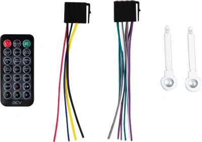 Автомагнитола ACV AVS-601UBM 1DIN 4x50Вт v5.0 USB 2.0 AUX 1.3" 3 ПДУ RDS (43340)