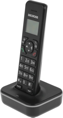 Р/Телефон Dect Decross DC1102B черный АОН