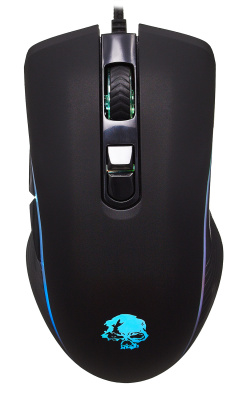 Мышь Оклик 708G MYSTERY черный оптическая 3200dpi USB 7but (1196437)