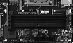 Материнская плата Gigabyte B860M GAMING X WIFI6E Soc-1851 Intel B860 4xDDR5 mATX AC`97 8ch(7.1) 2.5Gg RAID+HDMI+DP