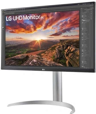 Монитор LG 27" UltraFine 27UP850K-W черный IPS LED 16:9 HDMI M/M матовая HAS 1200:1 400cd 178гр/178гр 3840x2160 60Hz FreeSync DP 4K USB 5.9кг