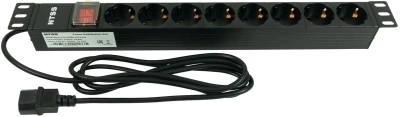 Блок распределения питания NTSS NTSS-PDU-DA1017 гор.размещ. 8xSchuko базовые 10A C14 2м