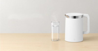 Чайник электрический Xiaomi Mi Smart Kettle Pro 1.5л. 1800Вт белый корпус: металл/пластик (BHR4198GL)