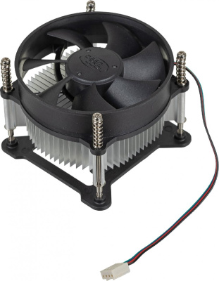 Устройство охлаждения(кулер) Deepcool CK-11508 PWM Soc-1151/1200 черный 4-pin 17-30dB Al 65W 245gr Ret (DP-ICAS-CK11508-P)