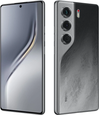 Смартфон Tecno Camon 40 256Gb 12Gb черный моноблок 3G 4G 2Sim 6.78" 1080x2436 Android 15 50Mpix 802.11 a/b/g/n/ac NFC GPS GSM900/1800 GSM1900 Protect FM microSD max1024Gb