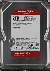 Жесткий диск WD SATA-III 2TB WD20EFPX NAS Red Plus (5400rpm) 64Mb 3.5"