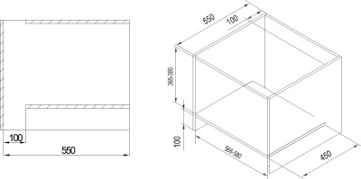 Микроволновая печь Weissgauff HMT-720 BX Grill 20л. 700Вт черный (встраиваемая)