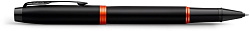 Ручка роллер Parker IM Vibrant Rings T315 (2172945) Flame Orange PVD F черн. черн. подар.кор.