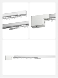 Умный карниз Yandex YNDX-00591 выдвижение гориз. белый