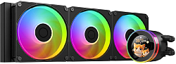 Система водяного охлаждения ID-Cooling SL360 V2 ARGB Soc-AM5/AM4/1200/1700/1851 черный 4-pin 31dB Al+Cu LCD 350W Ret