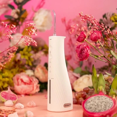 Ирригатор Scarlett SC-WF02 портатив. 4насад. белый