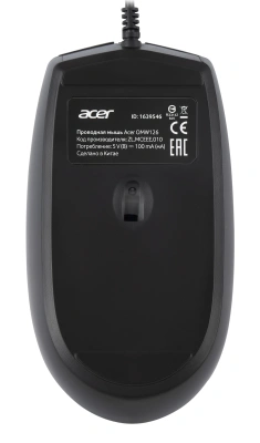 Мышь Acer OMW126 черный оптическая 1200dpi USB 3but (ZL.MCEEE.010)
