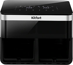Аэрогриль Kitfort КТ-8110 2700Вт серебристый/черный