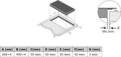 Варочная поверхность Weissgauff HV 312 BM черный
