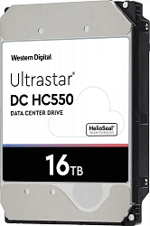 Жесткий диск WD SATA-III 16TB 0F38468 WUH721816ALE6L4 Server Ultrastar DC HC550 512E (7200rpm) 512Mb 3.5"