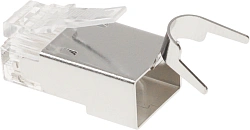 Коннектор Hyperline (PLUG-8P8C-UV-C6-TW-SH-10) FTP кат.6 RJ45 (упак.:10шт)