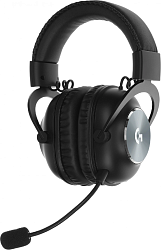 Наушники с микрофоном Logitech G Pro X Lightspeed черный 2м мониторные Radio оголовье (981-000908)