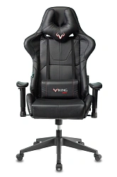 Кресло игровое Zombie VIKING 5 AERO Edition черный экокожа с подголов. крестов. пластик