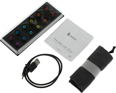 Гарнитура вкладыши Edifier NeoBuds Pro черный беспроводные bluetooth в ушной раковине