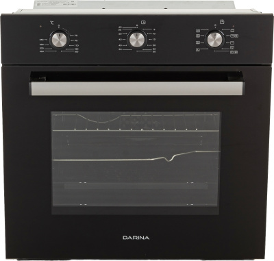 Духовой шкаф Электрический Darina 1V5 BDE 111 705 B черный/стекло черное