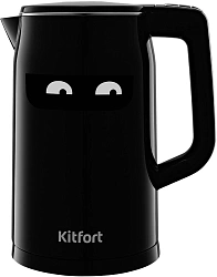 Чайник электрический Kitfort КТ-6154 1.7л. 2200Вт черный корпус: пластик