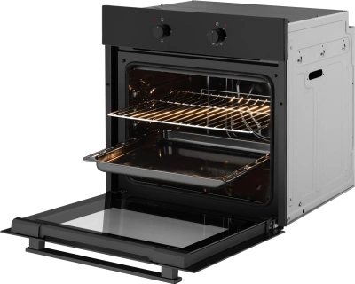 Духовой шкаф Электрический Weissgauff EOM 180 BV черный