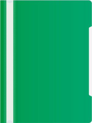Папка-скоросшиватель Бюрократ -PS20GRN A4 прозрач.верх.лист пластик зеленый 0.12/0.16