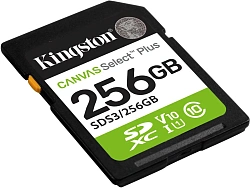 Флеш карта SDXC 256GB Kingston SDS3/256GB Canvas Select Plus V10 w/o adapter