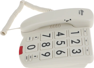 Телефон проводной Ritmix RT-520 слоновая кость