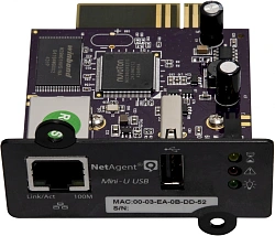 Адаптер SNMP Powercom DS807 10M/100M 1-port Internal NetAgent USB