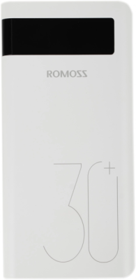 Мобильный аккумулятор Romoss Sense 8P+ 30000mAh QC3.0 18W 3A 2xUSB-A/USB-C белый (1539274)