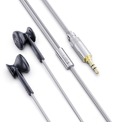 Наушники вкладыши Fiio FF3S 1.2м черный проводные в ушной раковине