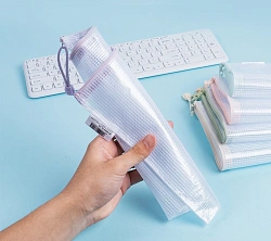 Папка на молнии ZIP Deli Colorful EF280 A4 ПВХ 0.23мм ассорти цвет молнии ассорти