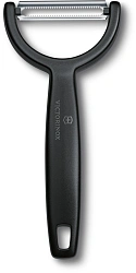 Овощечистка Victorinox Ypsoс лезвием двухсторон. черный упак.:европодвес (6.0963.3)