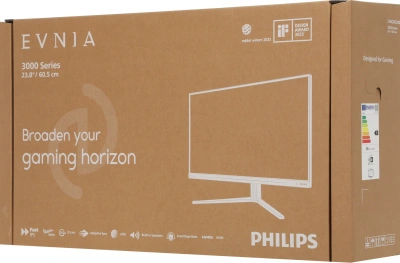 Монитор Philips 23.8" Evnia 3000 24M2N3200A черный IPS LED 16:9 HDMI M/M матовая HAS Piv 1000:1 300cd 178гр/178гр 1920x1080 180Hz DP FHD 4.56кг