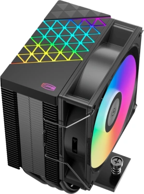 Устройство охлаждения(кулер) PcCooler R400 ARGB Soc-AM5/AM4/1200/1700/1851 черный 4-pin Al+Cu 180W Ret (R400-BKAWYX-US)